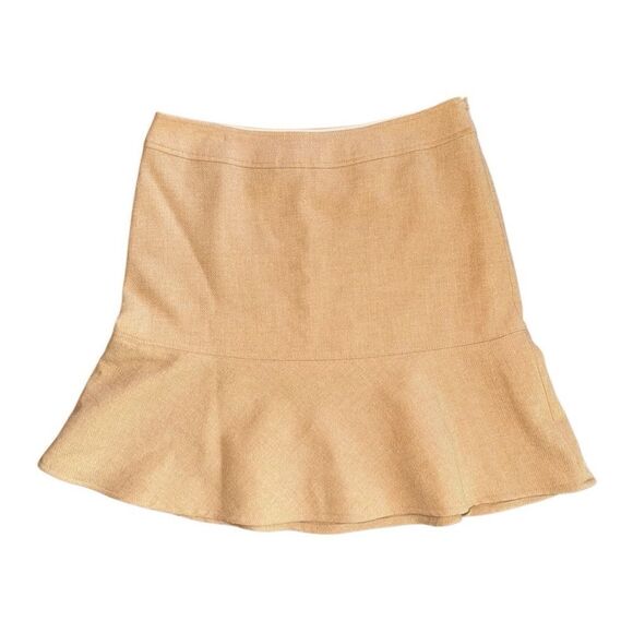 GAP Women's Wool Tan Skirt Size 10 - Picture 2 of 6
